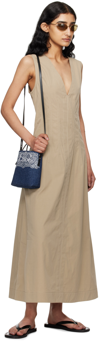Chloé Blue Micro Sense Denim Tote