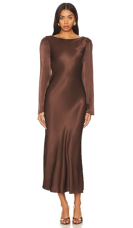 Stone Cold Fox ROBE FRANKIE en Brown.  XS. Also en
