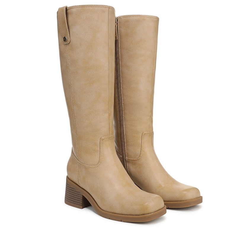 Women's Joplin Tall Wide Calf Boots (Warm Tan Faux Leather)