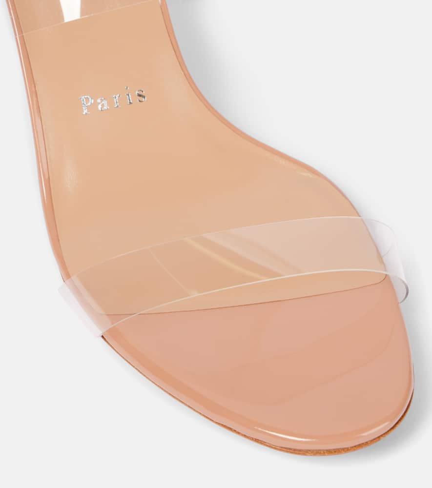 Christian Louboutin Just Nothing 55 PVC sandals