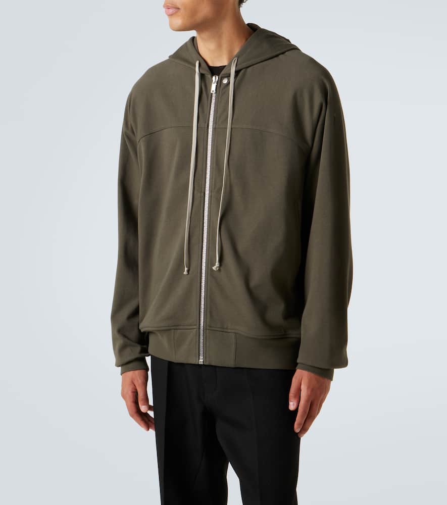 Cotton jersey hoodie