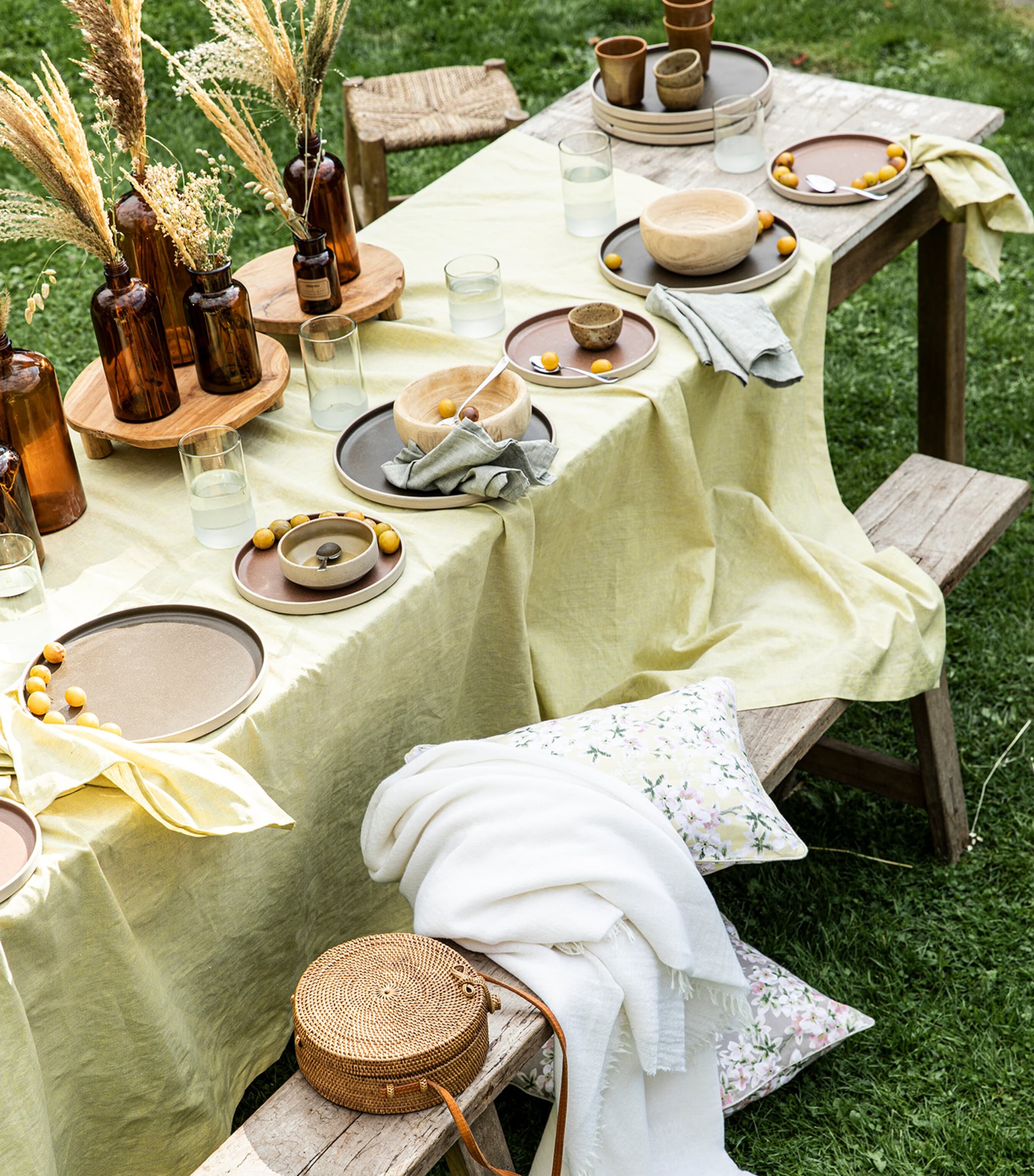 Linen Chambray Tablecloth