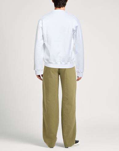 Man Sweatshirt White Size L Cotton