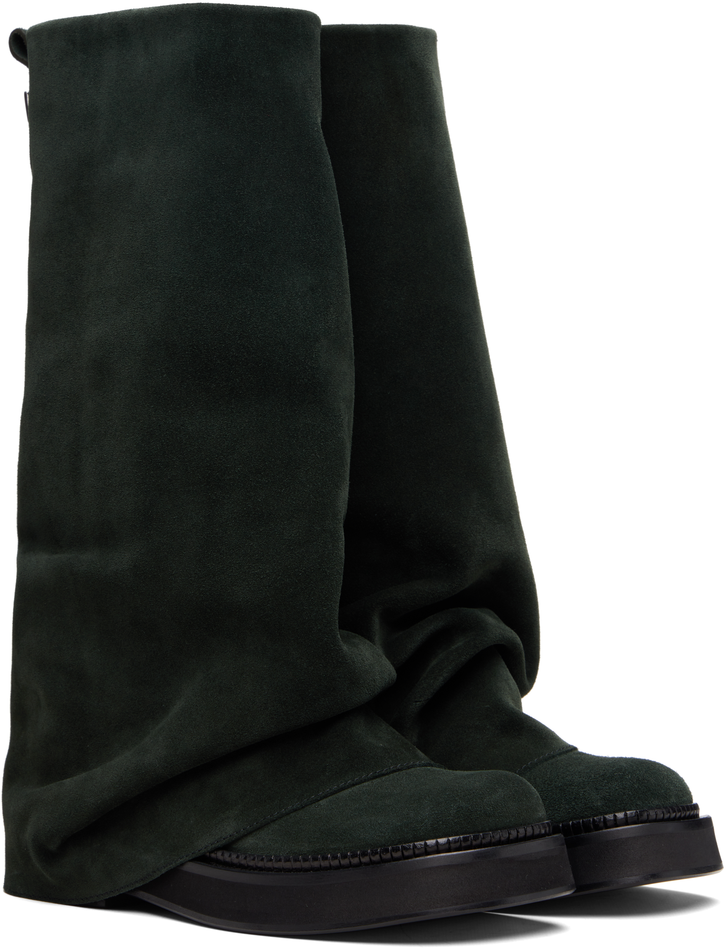 Green Robin Combat Boots