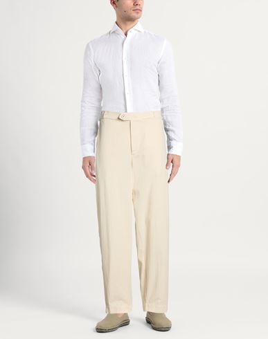 Man Pants Beige Size M Cotton