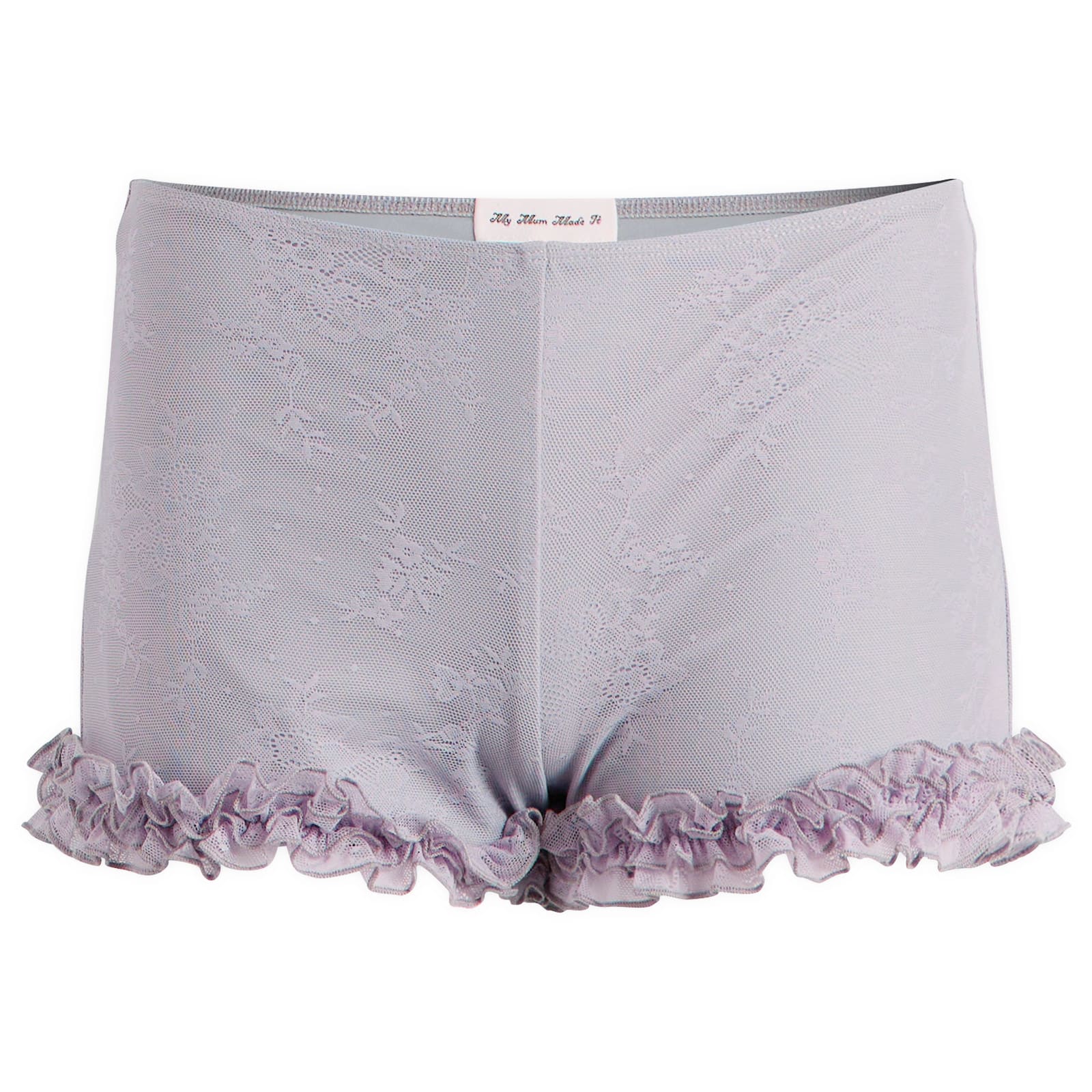 Women's Ruffled Micro Shorts Wisteria