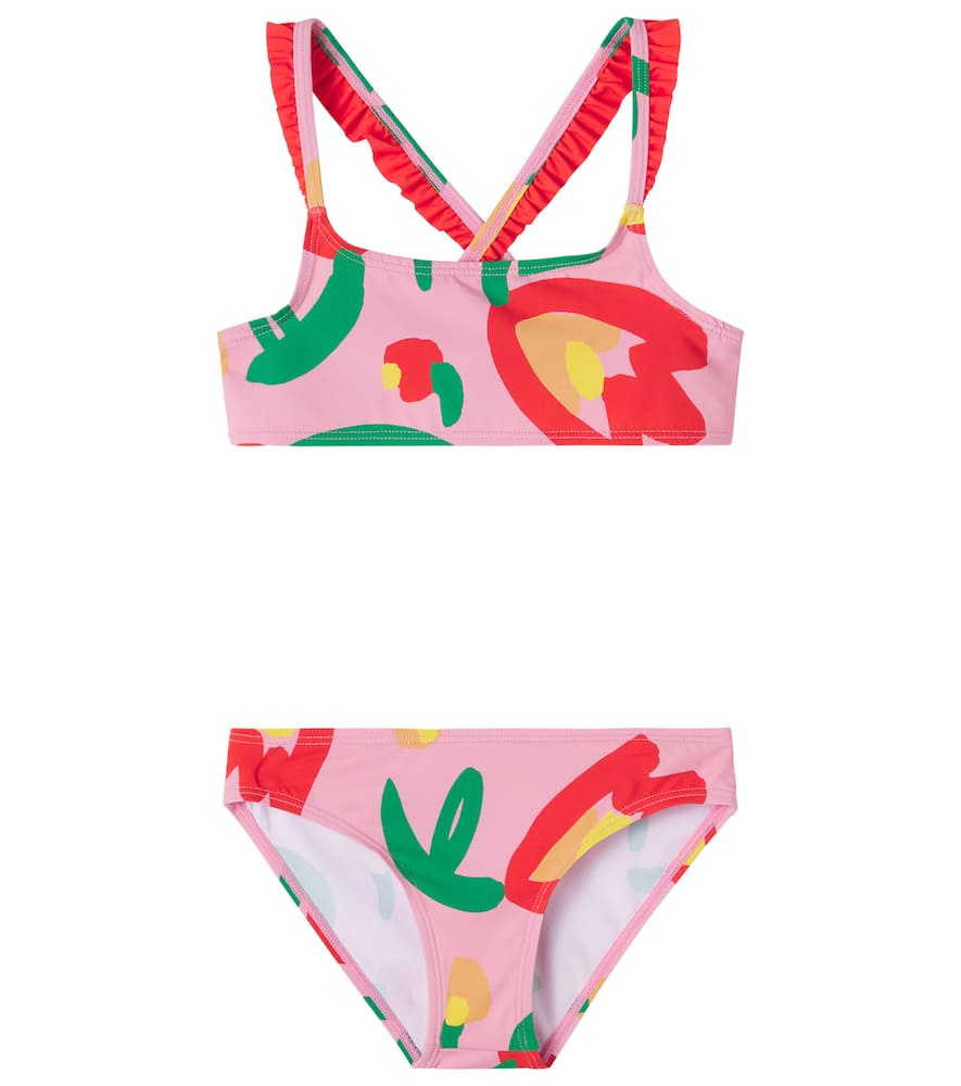 Tulips floral jersey bikini