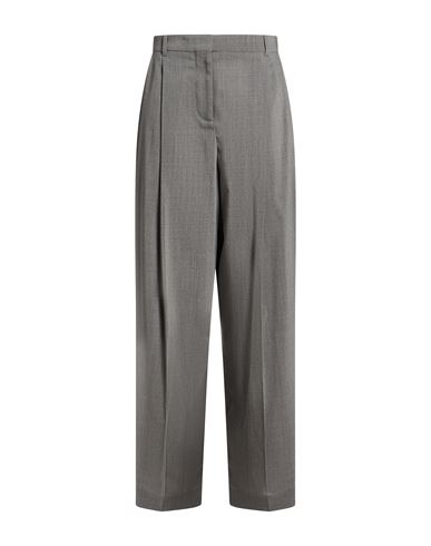 Woman Pants Grey Size 4 Virgin Wool, Elastane