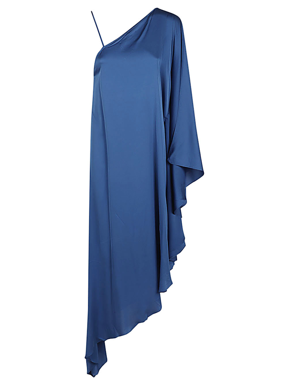 Silk95five Women's Long Asymmetrical Silk Dre