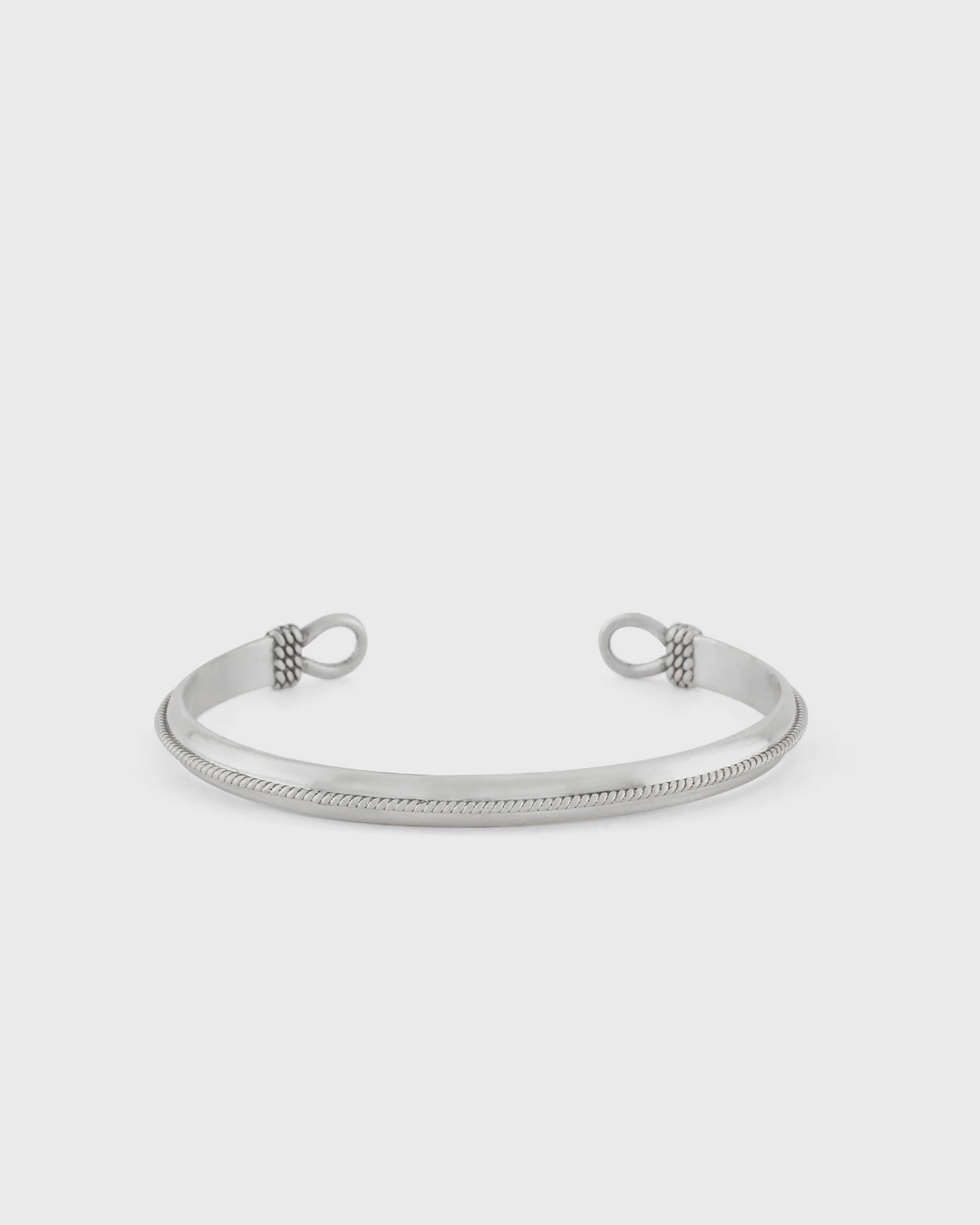 Silver Lasso Bangle silver male Jewellery now available at BSTN