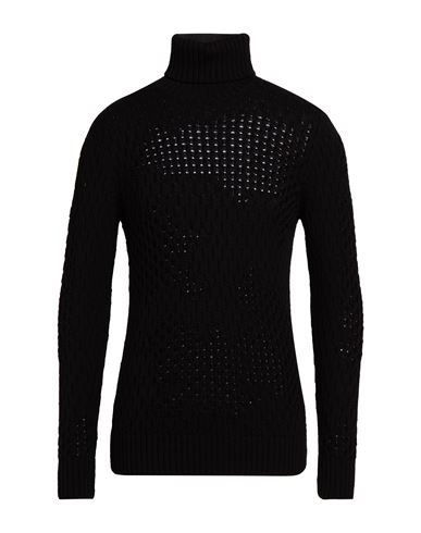 Man Turtleneck Black Size XL Virgin Wool