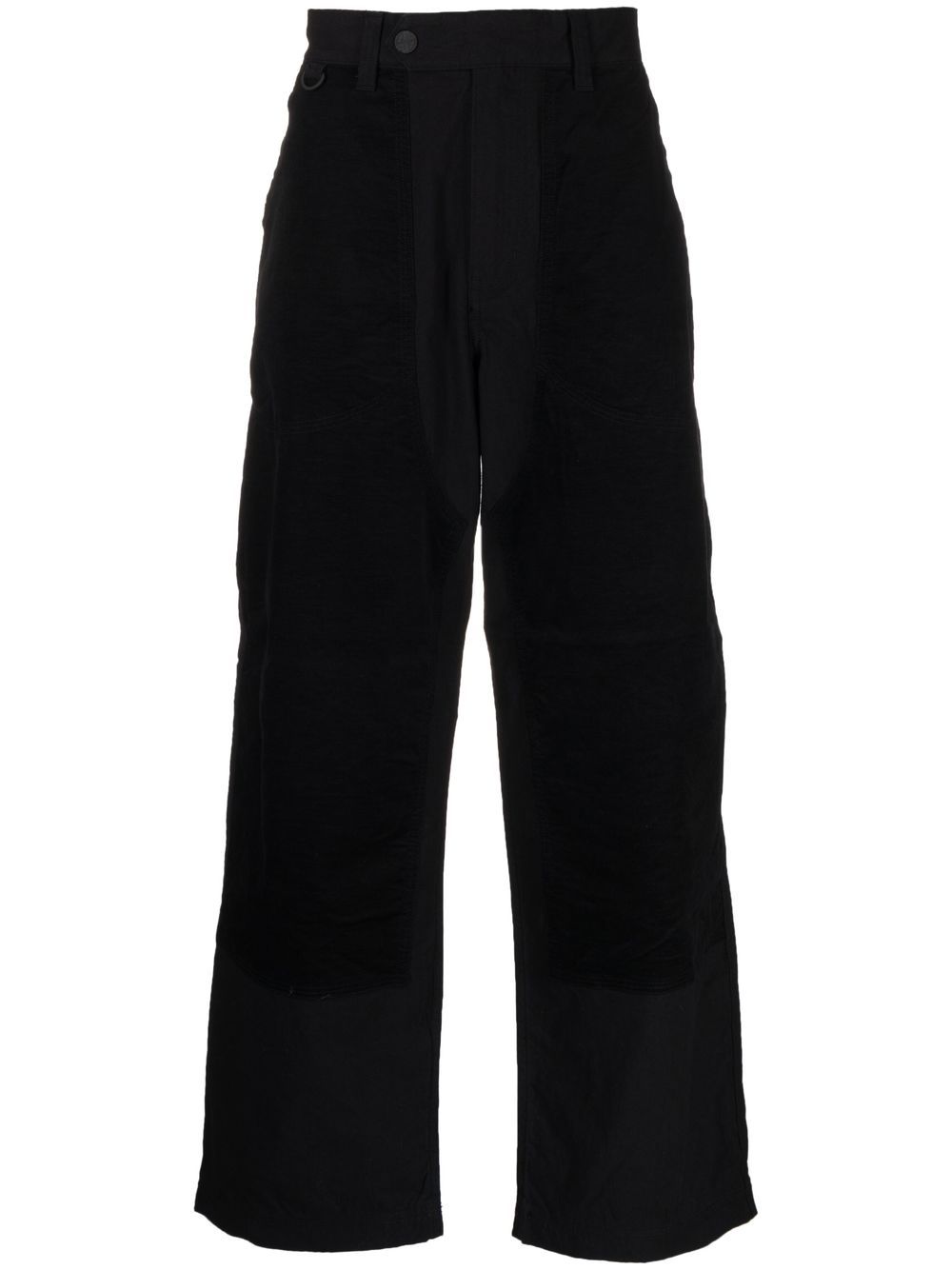 Four-pocket straight-leg trousers - Black