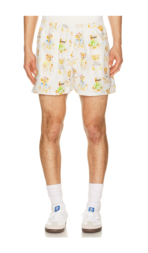 Market Teddy Tech Shorts in White. L. Also in M, S, XL/1X