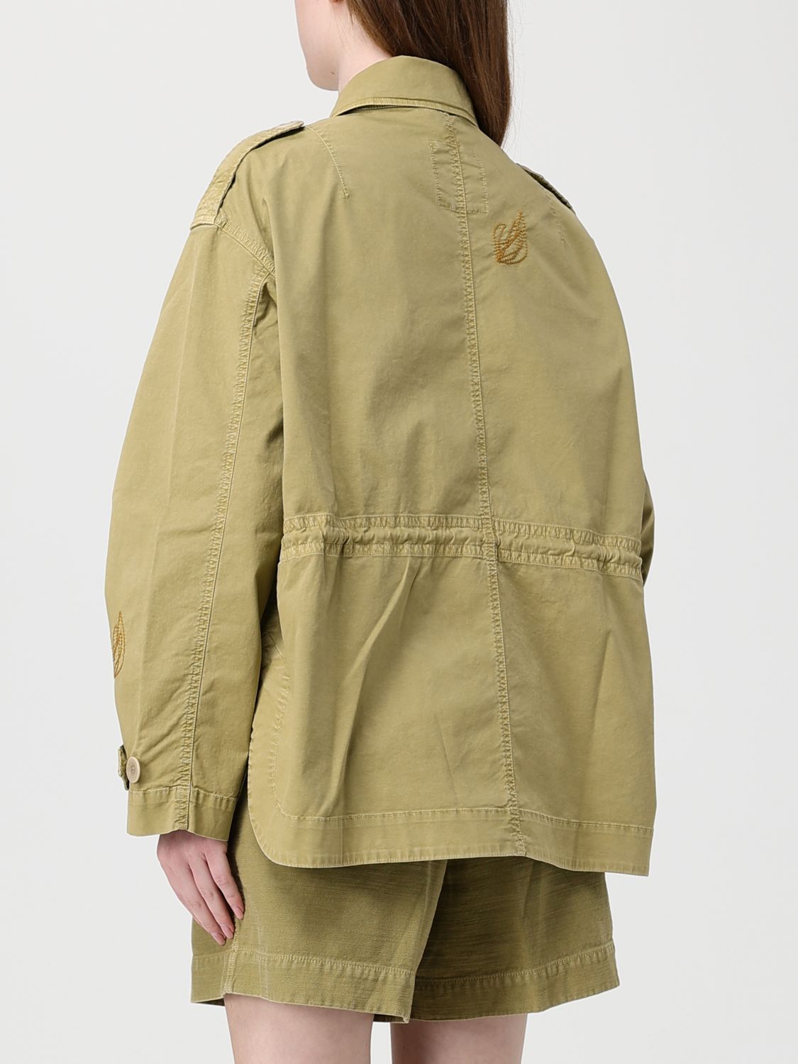 Jacket Woman color Acid Green