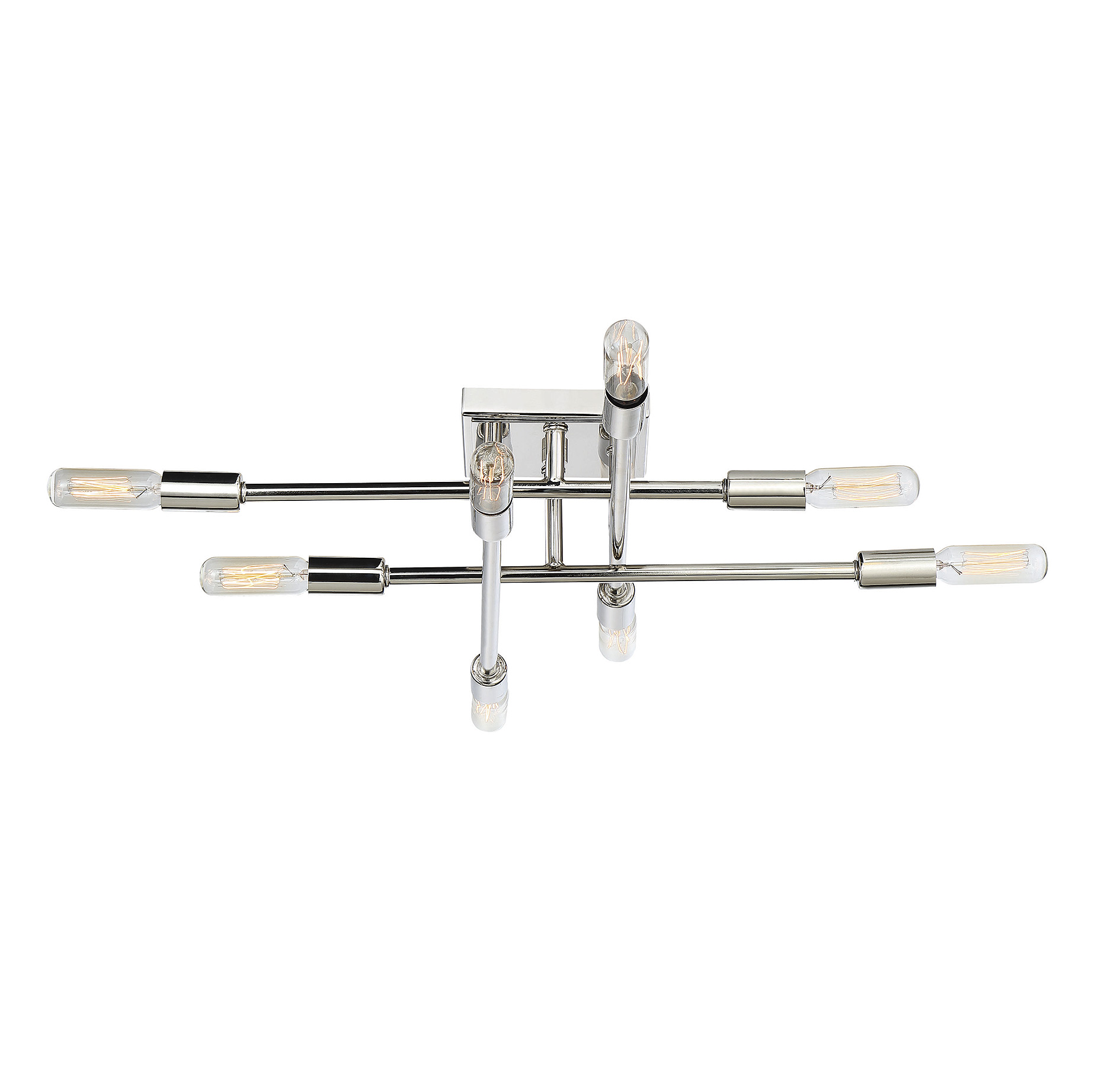 Savoy House Lyrique 8-Light Semi Flush in Polished Nicke