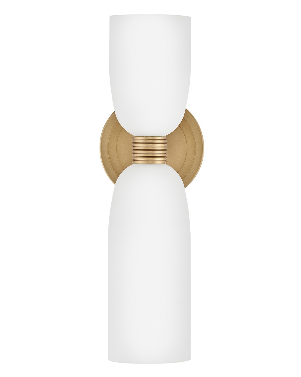 Tallulah 2-Light LED Wall Sconce in Lacquered Bra