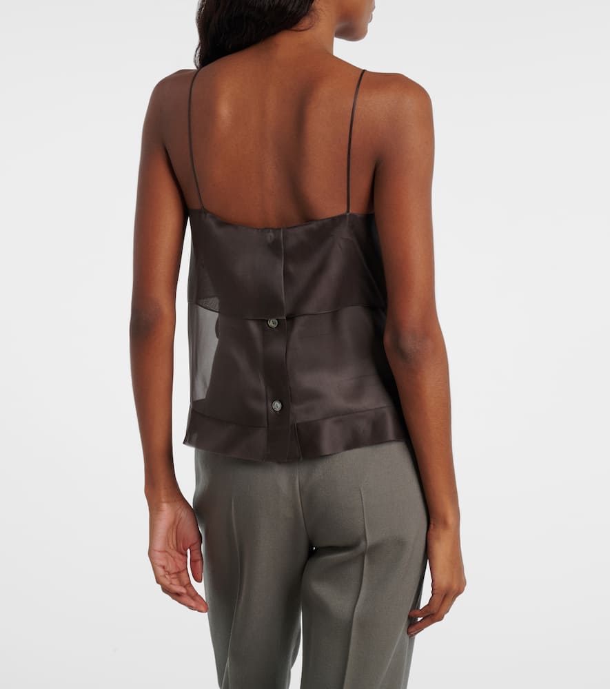 Carmen sheer silk camisole