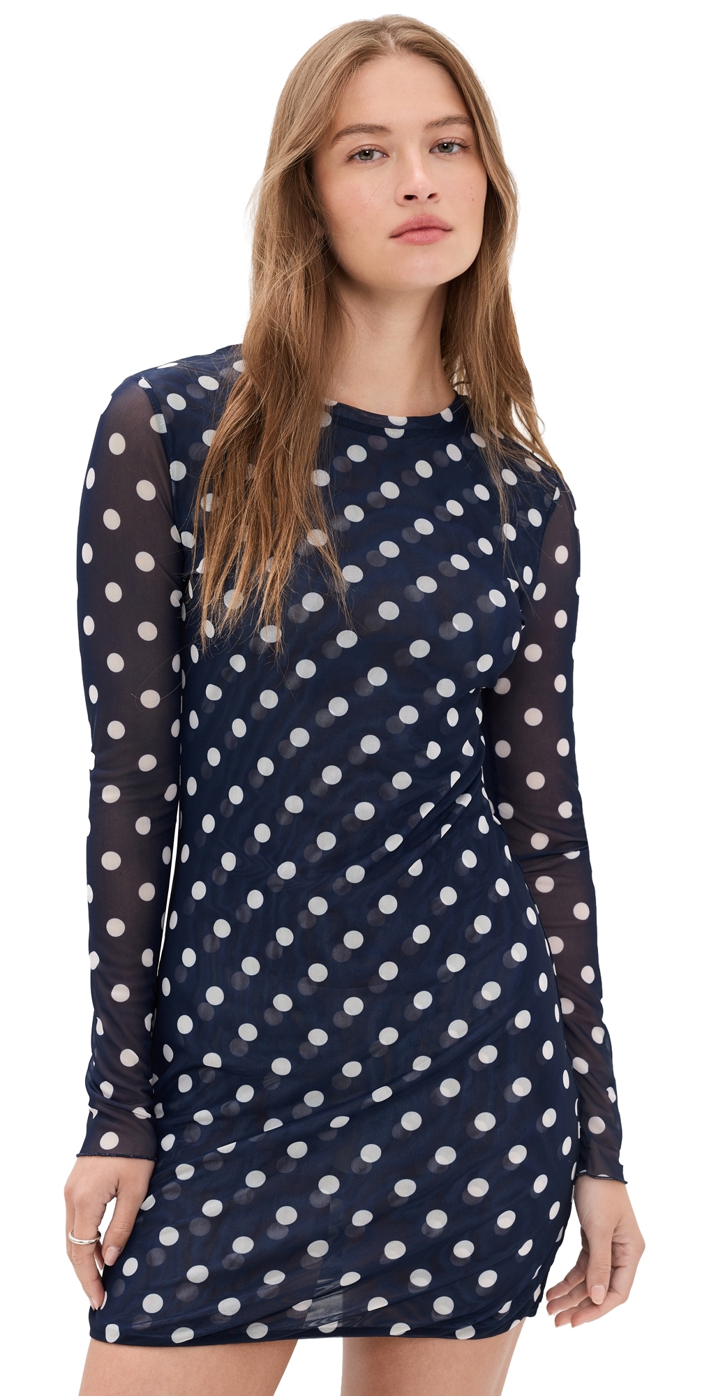 Scarlet Mini Dress Midnight Dot