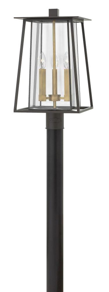Buckeye Bronze LED Post Top Pier Mount from the Walker Collection
