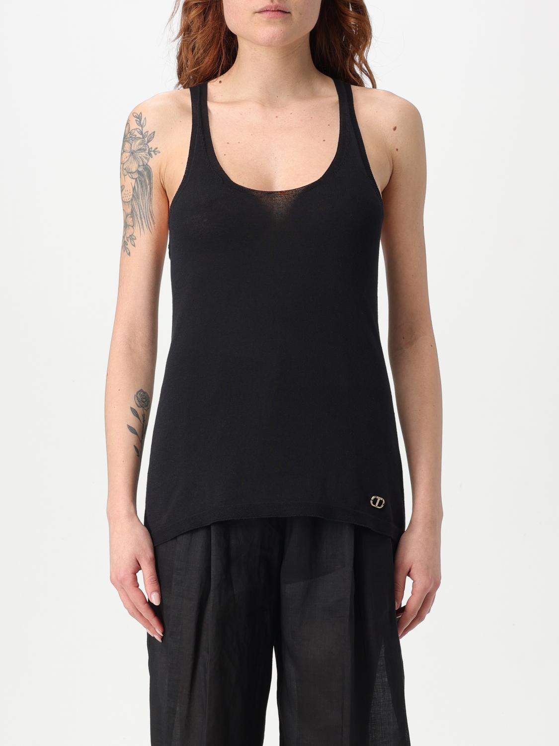 Top TWINSET Woman color Black