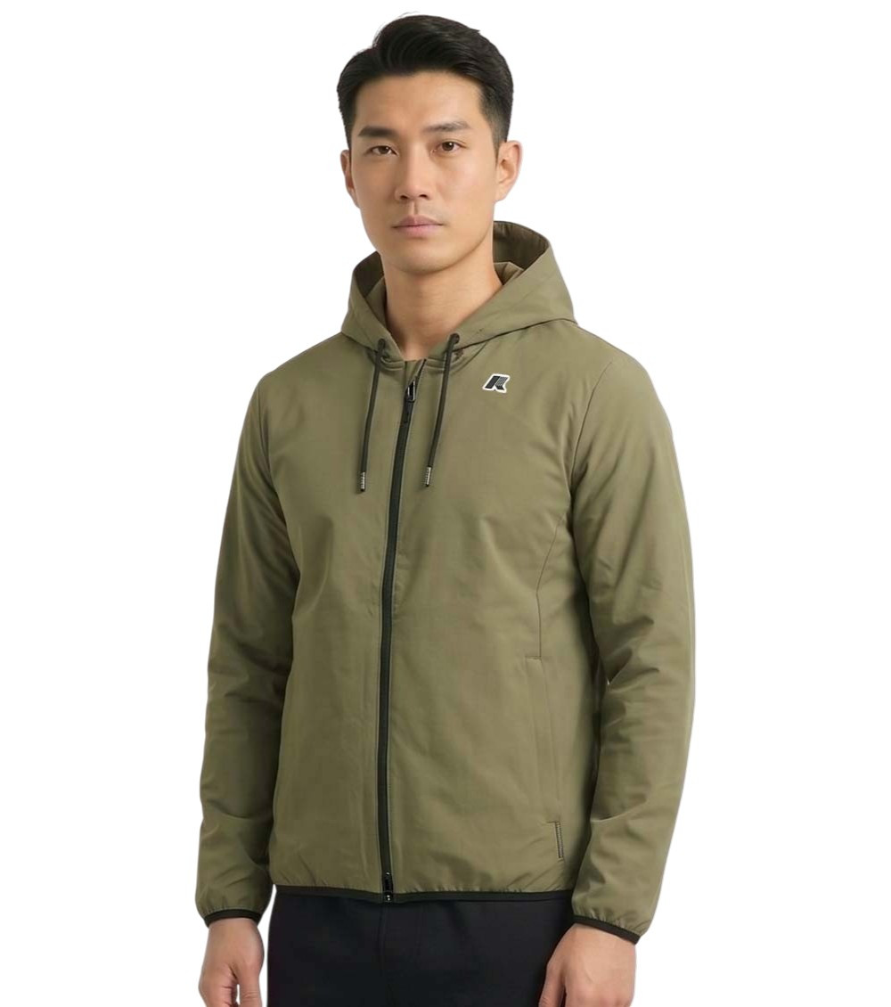 Green Zip-Up Hoodie