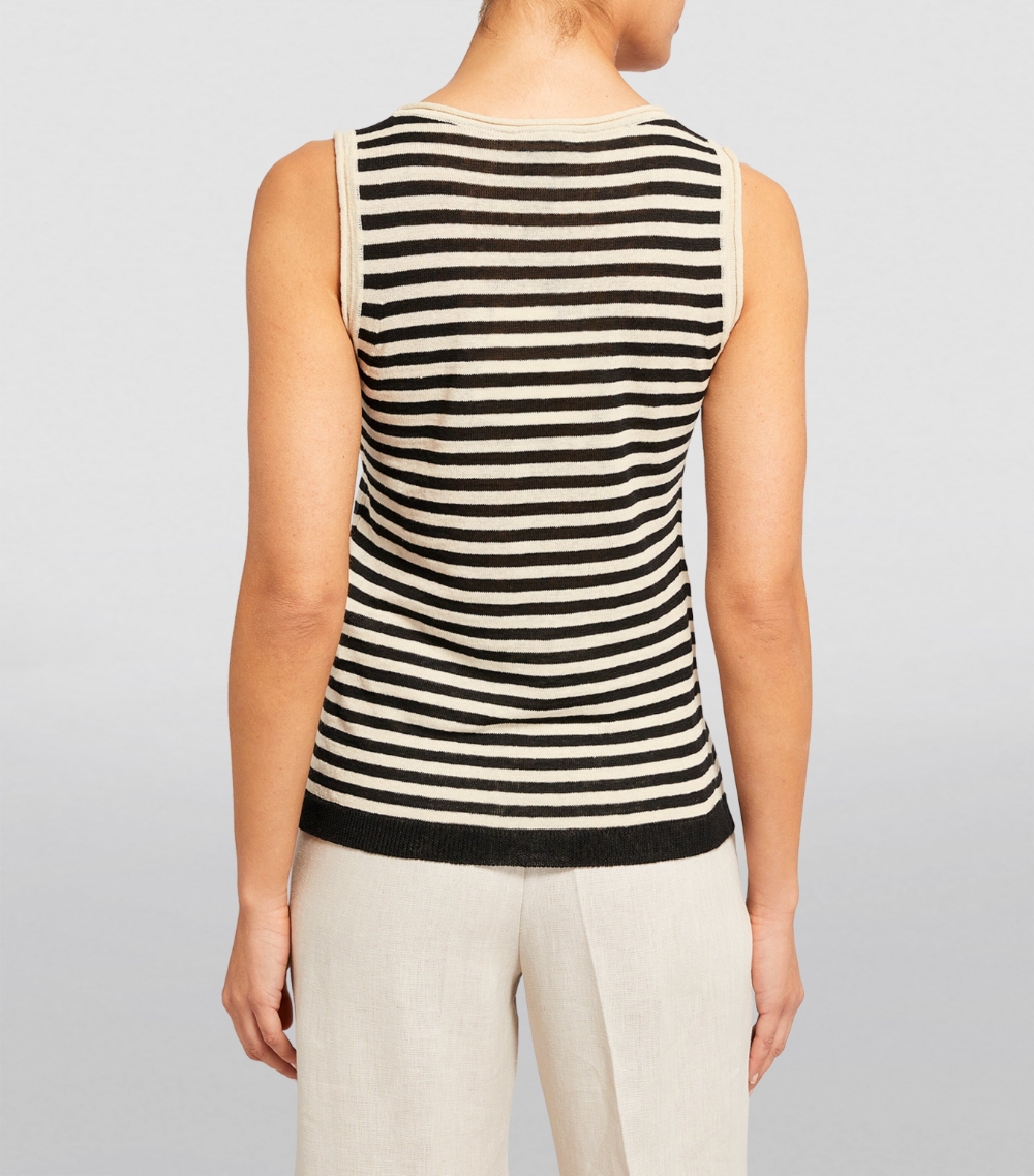Linen Striped Tank Top