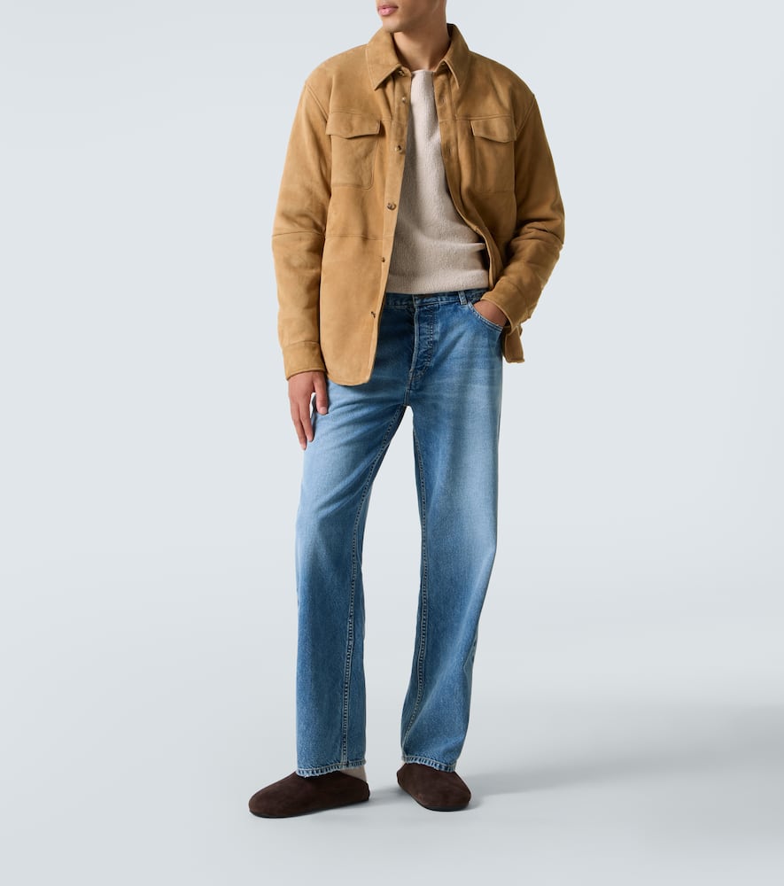 Ross mid-rise wide-leg jeans