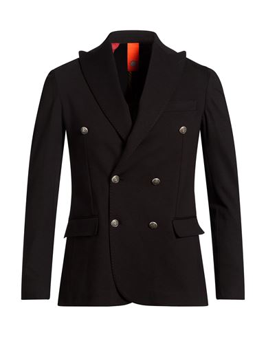Man Blazer Black Size 36 Viscose, Polyamide, Elastane
