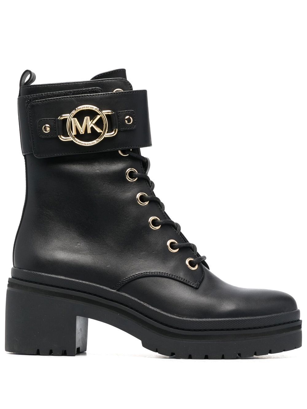 Rory leather combat boots - Black