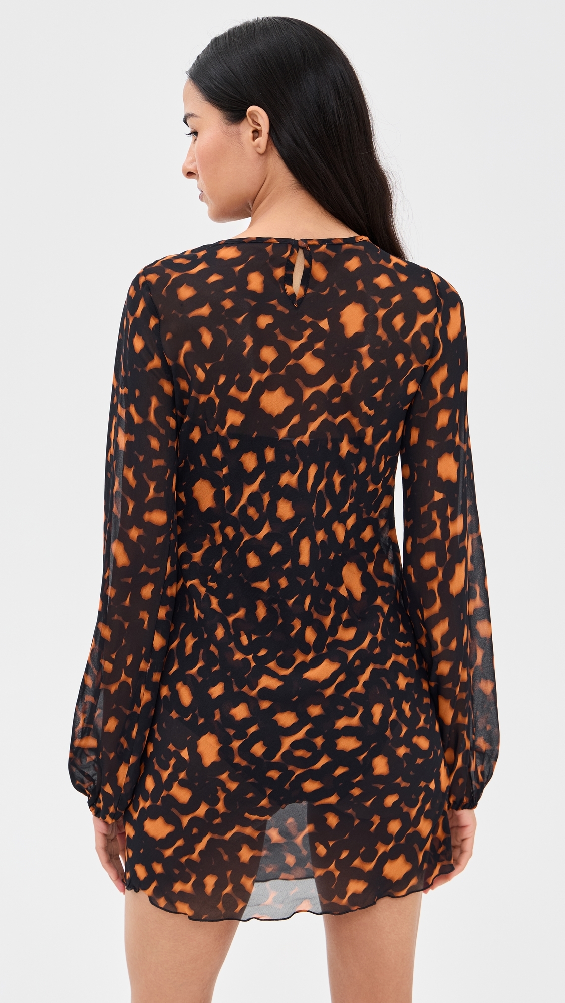 April Mini Dress Solstice Leopard