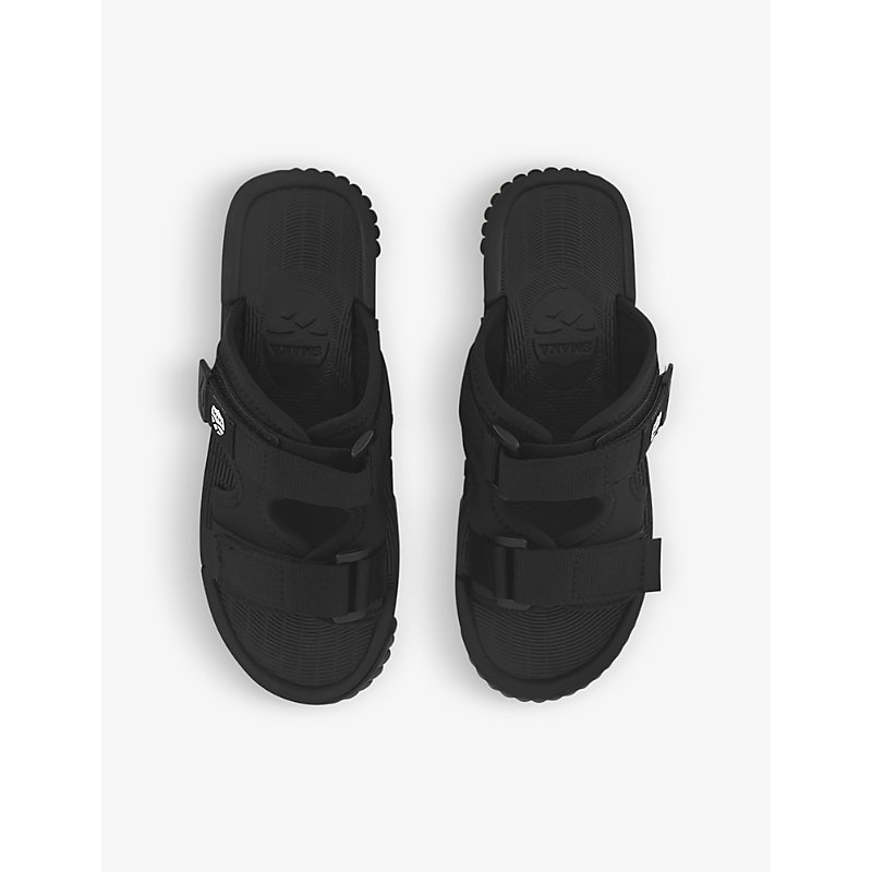 Womens Black Chill Out Backless Eva Sandals