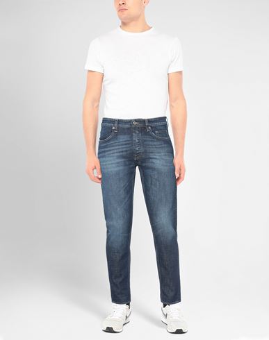 Man Jeans Blue Size 29 Cotton, Elastane