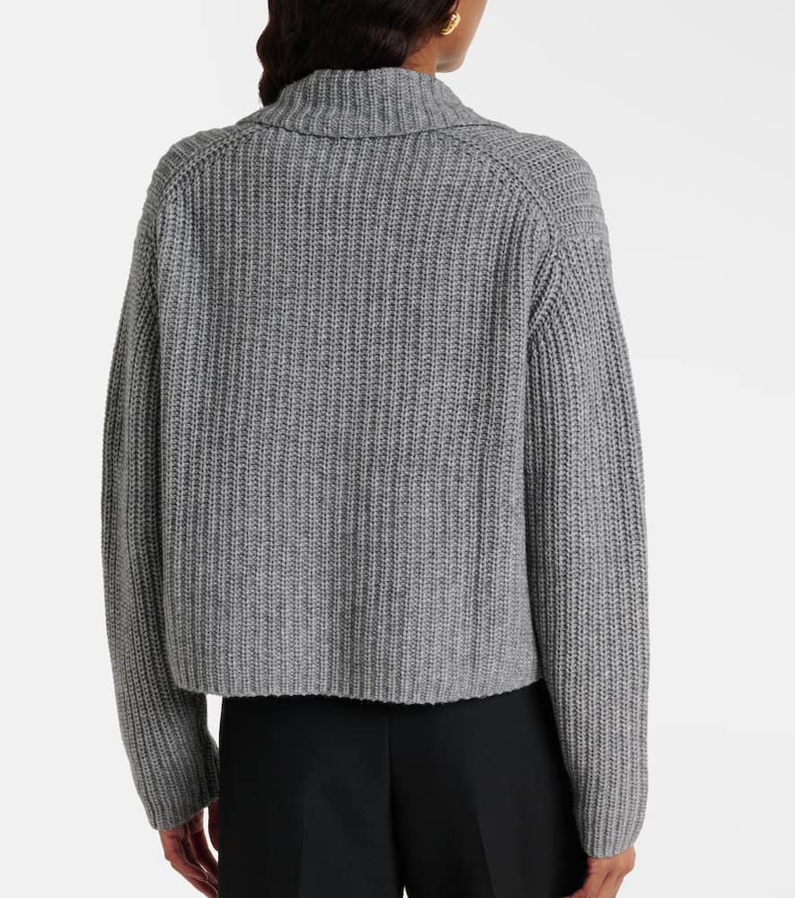 Cotton and cashmere cardigan