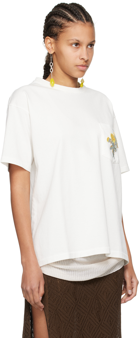 Bode Off-White Bouquet T-Shirt