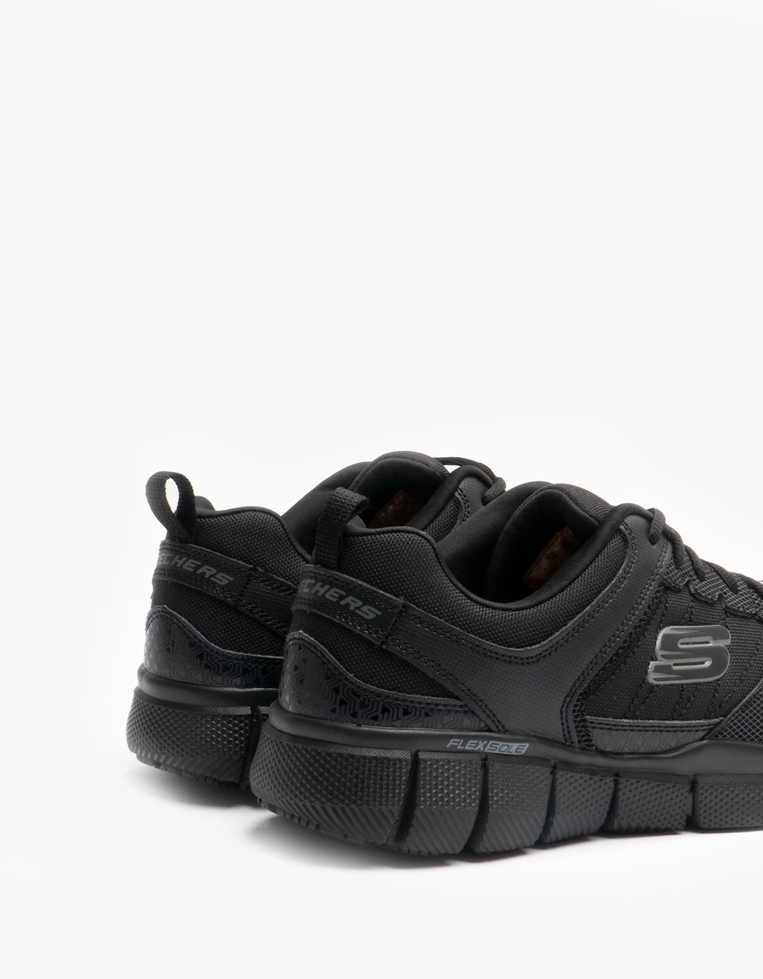 Men's Skechers Work 77152EC Telfin - Sanphet SR Mens Slip Resistant Work Trainers Black
