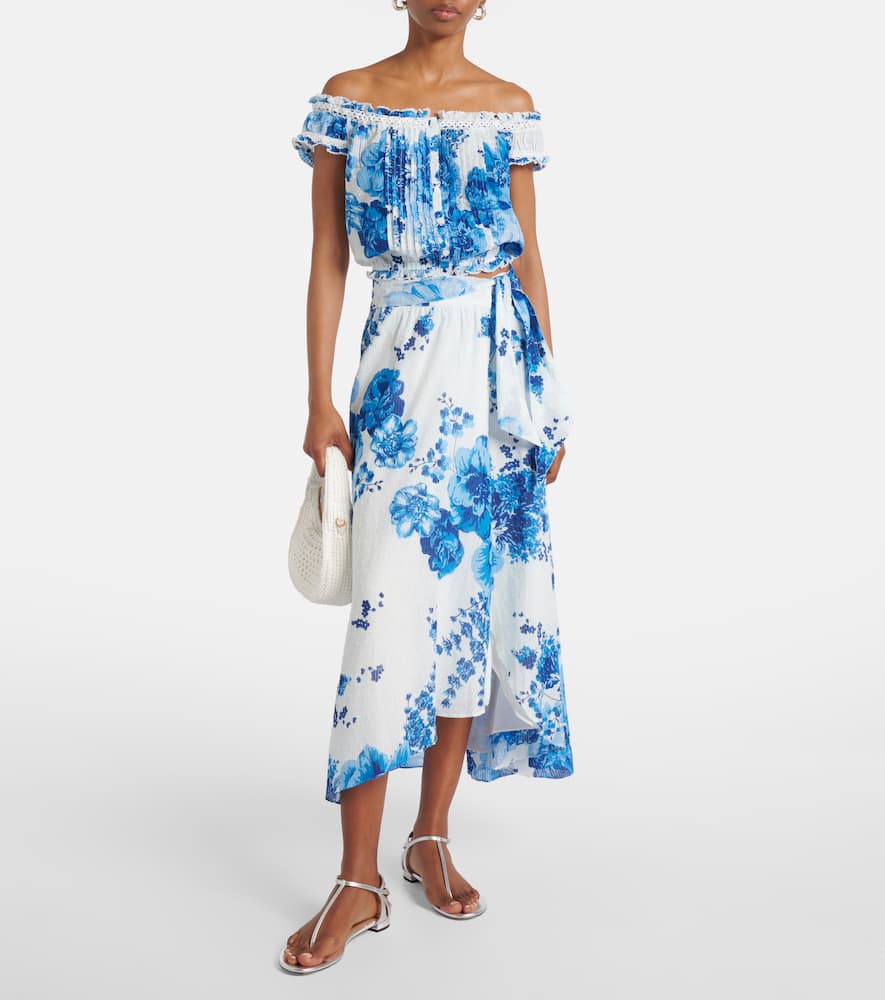 Bilitis floral maxi skirt
