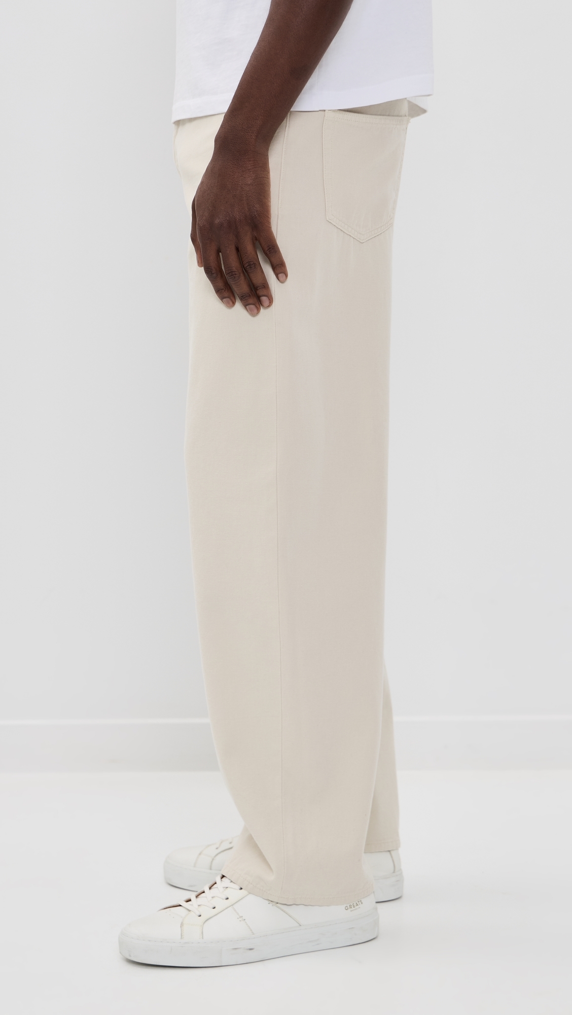 Baggy Jeans Off White