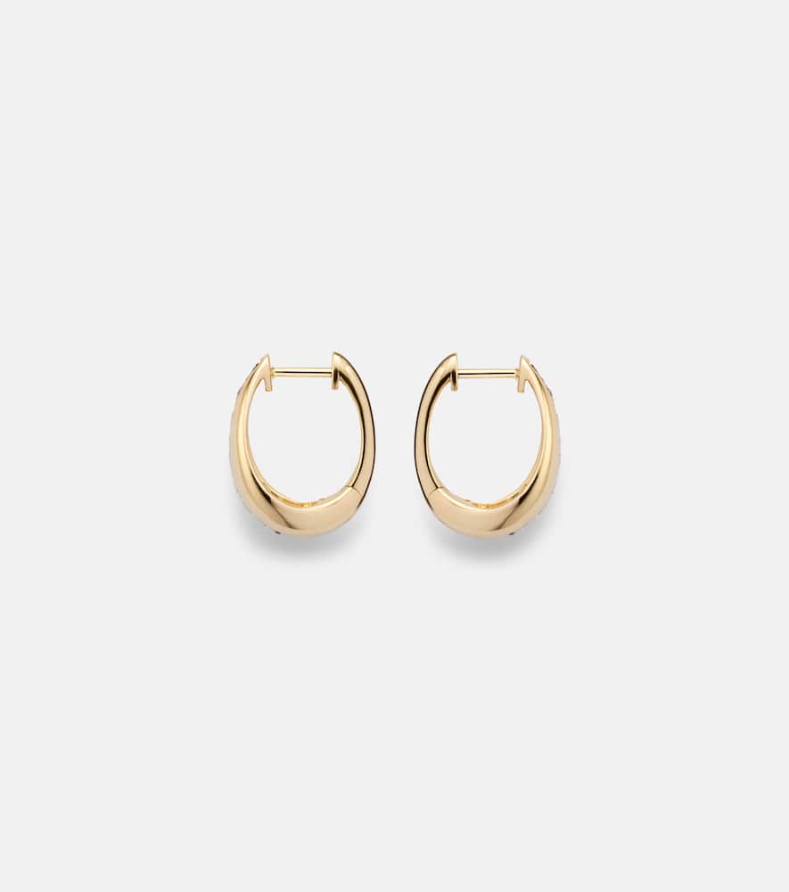 The Night Call 10kt gold earrings with diamonds