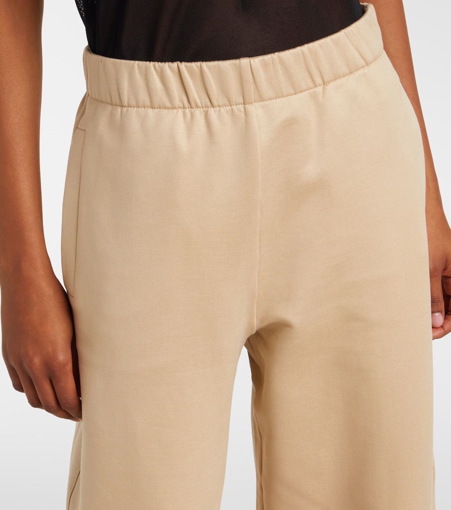 Filovia silk and cotton wide-leg pants