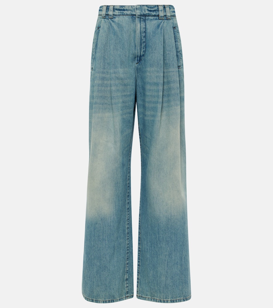 High-rise wide-leg jeans