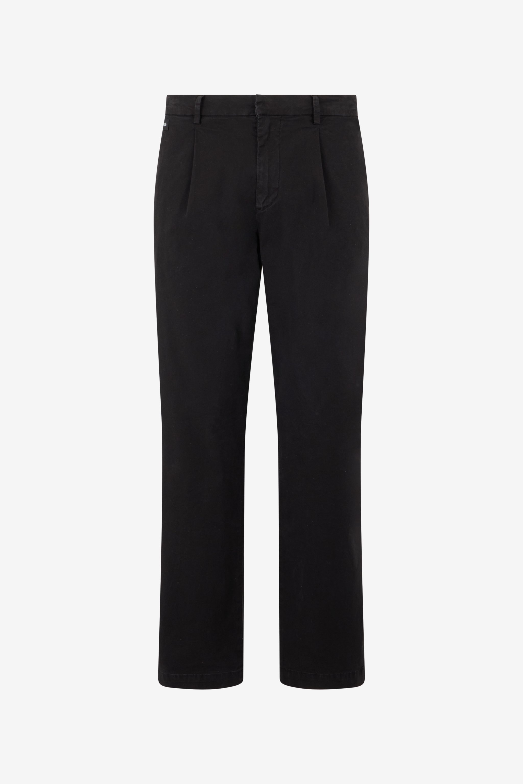 Black Pleated Trousers