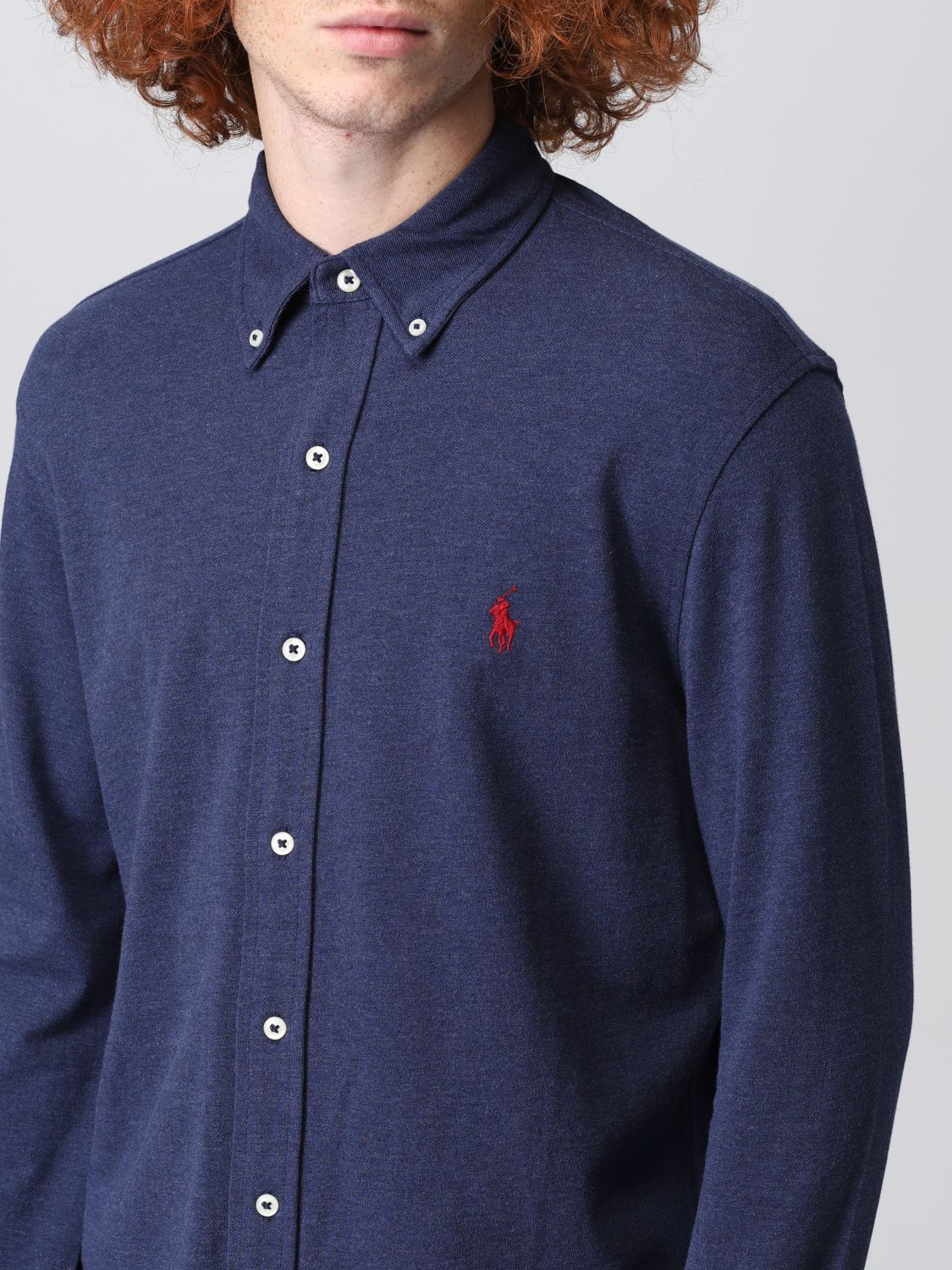 Shirt Men color Blue
