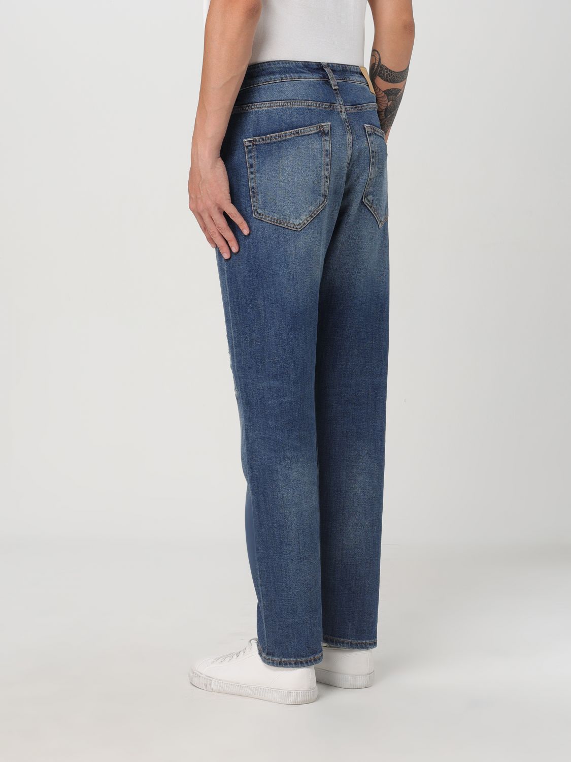 Mid-rise slim-fit jeans - Blue