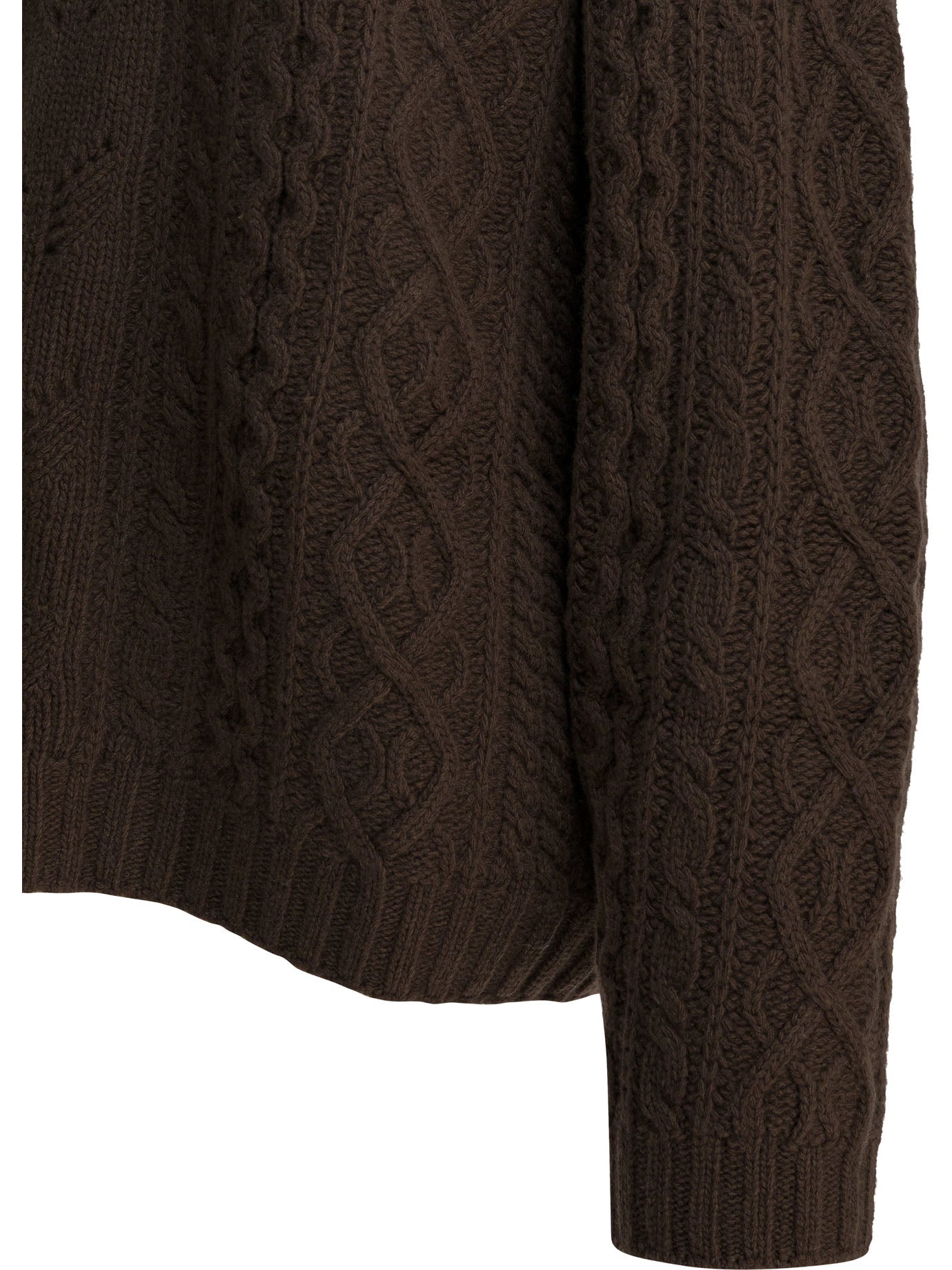 Sandbeige Strickwaren