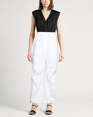 Woman Pants White Size 6 Cotton