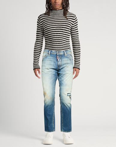 Man Jeans Blue Size 38 Cotton