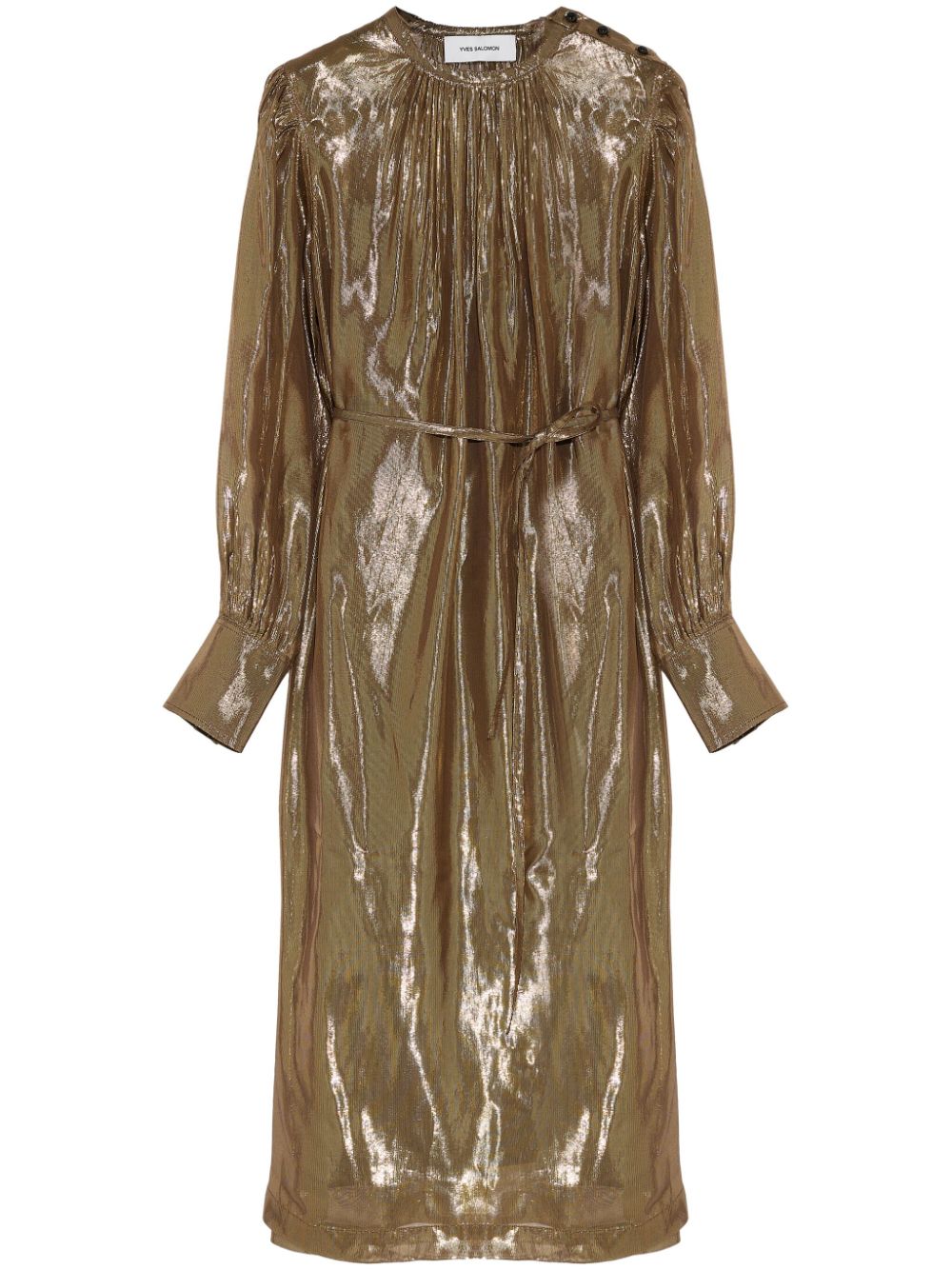 Long sleeve dress - Gold