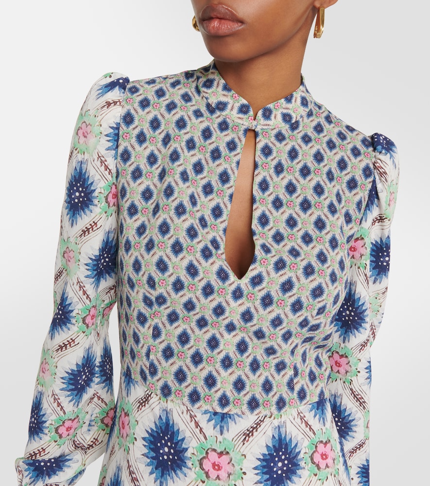 Printed maxi dress