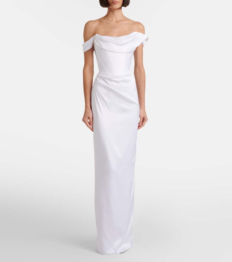 Bridal Nova Grace satin bustier gown