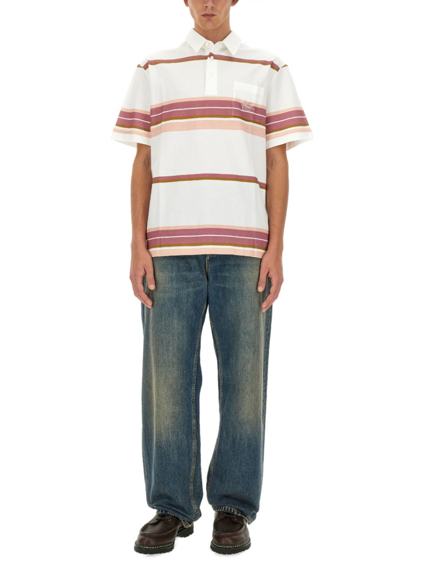 Polo Shirt With Pegasus Embroidery